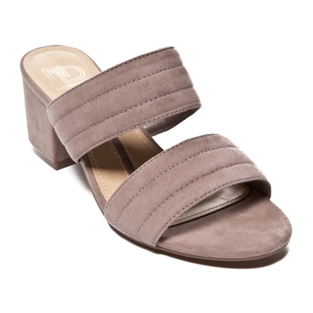 New Directions Abigail Double Bind Slide Sandals